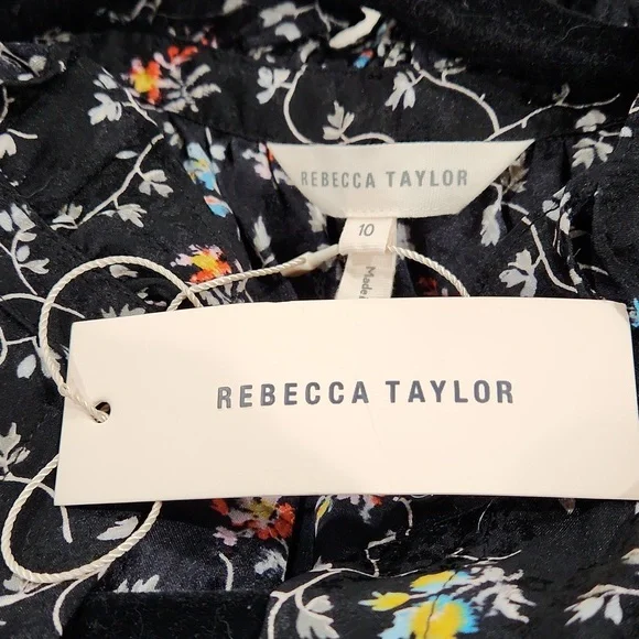 Rebecca Taylor SL Vine Jumpsuit - Size 10 - Picture 12 of 14